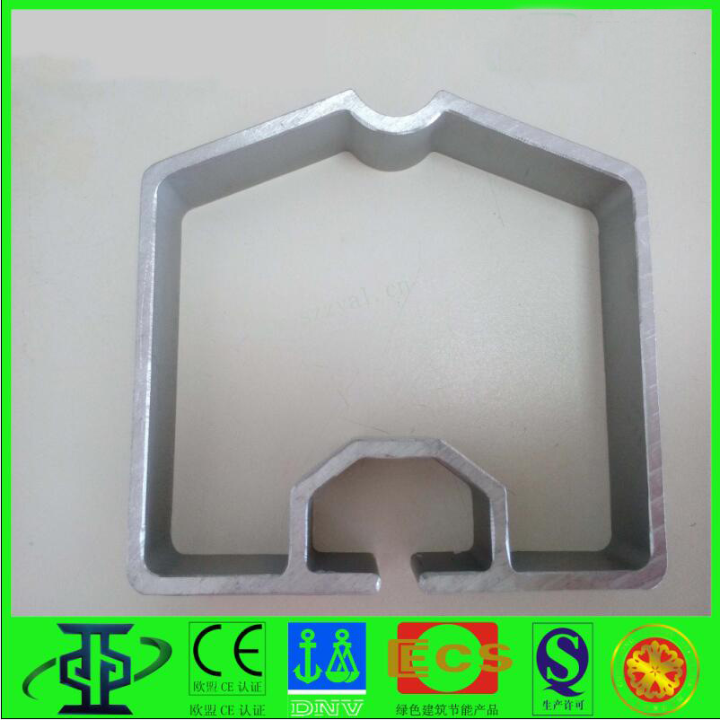 鋁型材定制開模鋁合金篷房人字形掛管型材